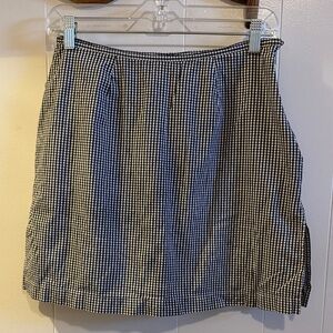 Kim Rogers Monochrome Checkered Skort
